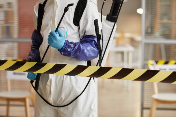 Professional Hoarding Cleanup technician working in Closter, NJ